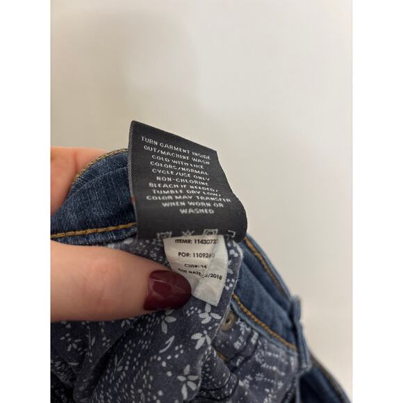 Torrid Boot Cut Jeans Womens 14S 14 Short Blue Premium Relaxed Stretch Mid-Rise - Picture 6 of 6